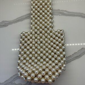 Elegant April Pearl Clutch/Handbag